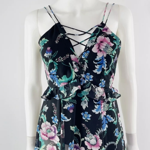 EXPRESS FLORAL lace up Maxi - Picture 8 of 8